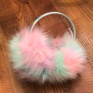 Justice Multi-color Furry Earmuffs